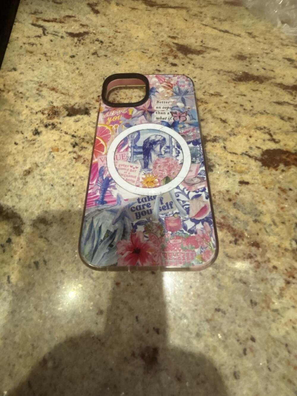 ChiCaseVer iPhone 15 Phone Case Coastal Collage Romantic Quote